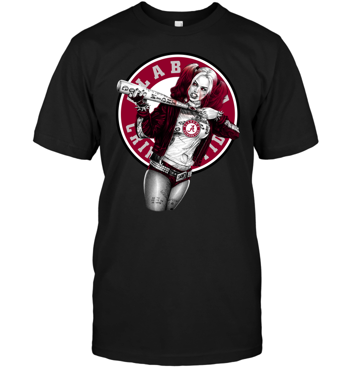 Alabama Crimson Tide "harley Quinn" T-Shirt